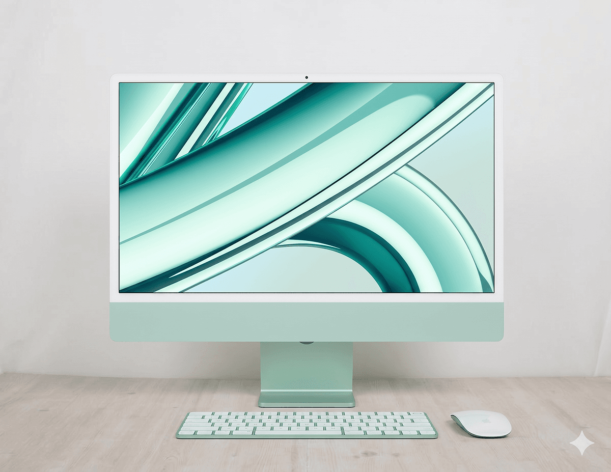 Apple iMac 24-Inch M1 (8 πυρήνες) 3.2Ghz (4.5K Retina / 8 GPU / 2021)