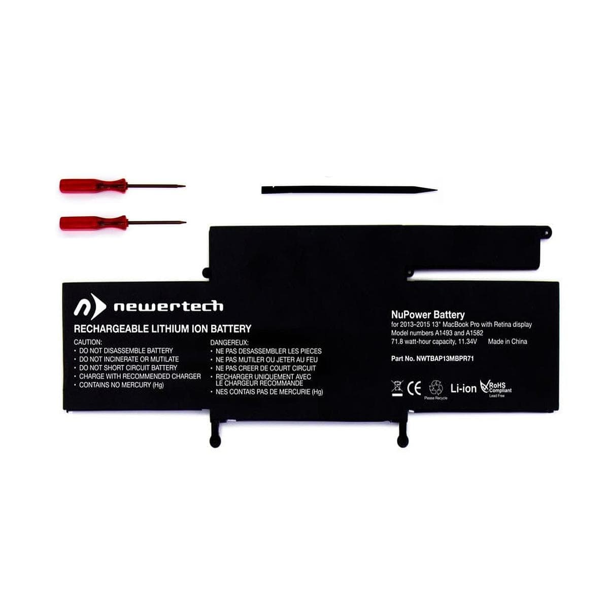 OWC Newertech μπαταρία A1493, A1582 για Apple MacBook Pro Retina 13" (A1502) Late 2013 - Mid 2014 - Early 2015