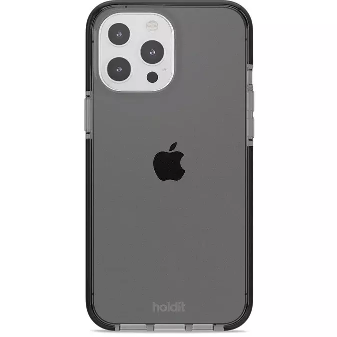 Θήκη προστασίας Holdit iPhone 13 Pro - Seethru Case - Black